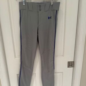 Under Armor Boy's Grey Baseball Pants YMD